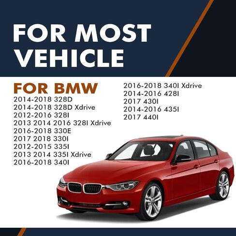 PM Auto Pair of 2 Rear Complete Shock Absorber Kit For 2012-2016 BMW 328I Sedan in Saudi Arabia