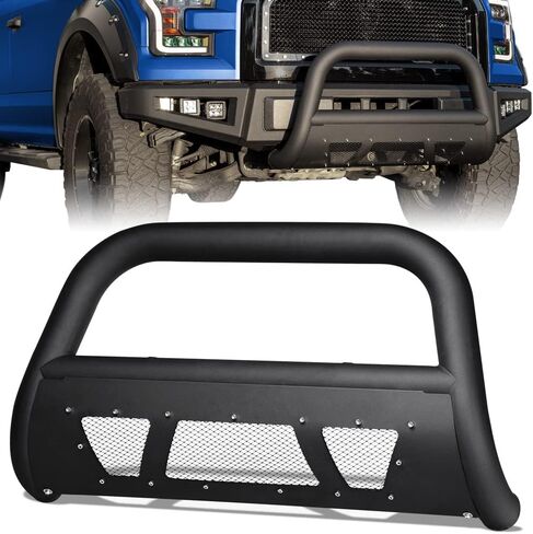 733469494089 متوافق مع 2016-2022 Toyota Tacoma 3 "STODDED MESH Series Bull - Matte Black in Kuwait