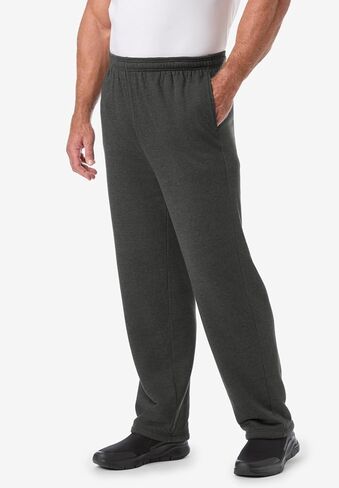 KingSize Men's Big & Tall Sherpa Lined Full Elastic Sweatpants in Saudi Arabia