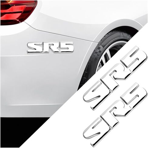 2 PCS V6 Metal Emblem, 3D V6 Nameplate Logo Badge Sticker Car Bumper Decal, Self-Adhesive Metal Emblem Sticker Exterior Decor for Vehicle Trunk Tailgate Side Fender (Black) in Kuwait