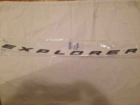 Ford Genuine DB5Z-5842528-A Black/Graphite OEM Explorer Sport Hood Letters Emblem in Saudi Arabia