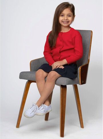 Julius Berger Baby Girls Classic Cardigan Sweater - Cotton Cashmere Infant Long Sleeve Crew Neck in Saudi Arabia