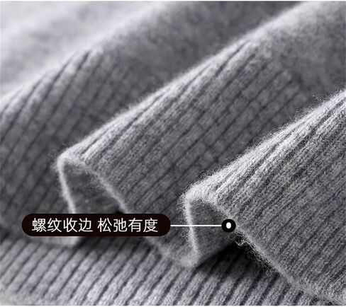 Men Wool Crewneck Knitted Pullover Casual Sweater Loose Warm Pullover Slim Fit Knitted Sweater in Saudi Arabia