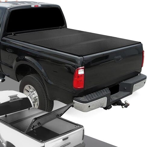 DNA Motoring TTC-RU-005 Soft Vinyl Roll-Up Tonneau Cover Compatible with 99-16 F-250 F-350 F-450 Super Duty 6.5Ft Fleetside Bed in Saudi Arabia