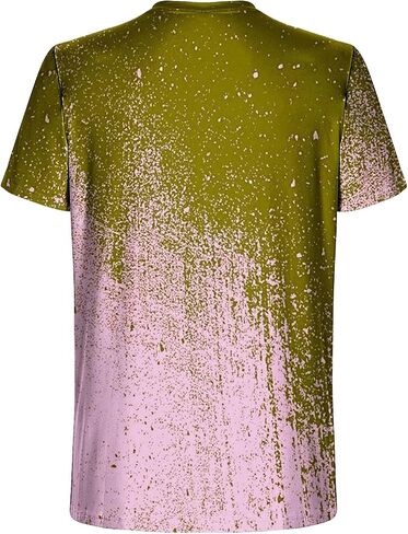 Muscularfit T Shirts for Man Big and Tall Short Sleeve Casual Athletic Shirts Funny 3D Flame Print Graphic Tee Shirts for Men in Kuwait