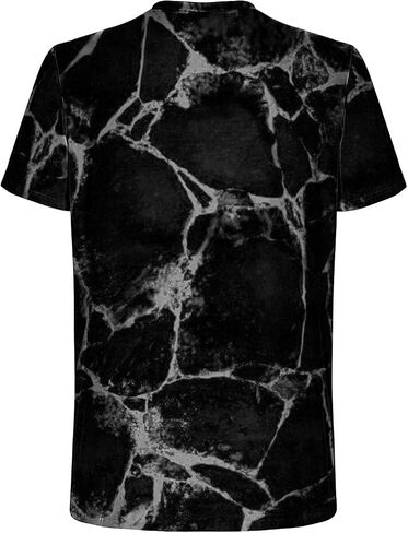 Muscularfit T Shirts for Man Big and Tall Short Sleeve Casual Athletic Shirts Funny 3D Flame Print Graphic Tee Shirts for Men in Kuwait