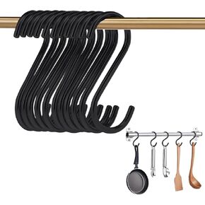 20 Pack S Hooks for Hanging 3.5 Inch - Heavy Duty Metal Iron S Hook Heavy Duty Carbon Steel, Rose Gold