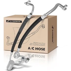 A-Premium A/C Suction and Discharge Line Hose Assembly Compatible with Buick LeSabre 2000-2005, Pontiac Bonneville 2000-2005, 3.8L 4.6L
