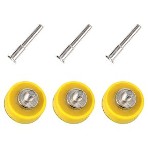 5 PCS Hook and Loop Sanding Discs Pad Kit 1 Inch Drill Attachment Backing Pads Hook and Loop Backing Pads with 1/4-Inch Shank Drill Adapter for Polishing