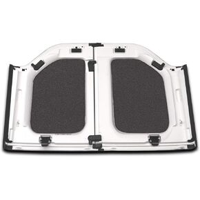 Bedrug - Jeep Headliner | 2018 - 2023 Jeep Wrangler JL UNLTD 4 Door, Custom cut, Grey - 4 pc. | HLJL184DRK