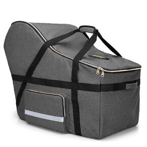 حقيبة سفر لمقعد السيارة للرضع من تيموي، حقيبة فحص بوابة مقعد السيارة، حقيبة مقعد سيارة مبطنة متوافقة مع جميع مقاعد وقاعدة السيارة نونا بيبا، أغطية حامل مقعد السيارة للسفر الجوي، رمادي in Kuwait