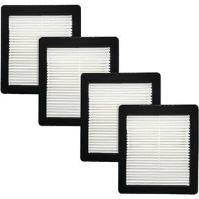 Nispira 107315 HEPA Media Vacuum Filter for ProTeam Super Coach Pro 10 & 6 ProVac FS 6 107303, 107304, 107305, 107306, 107307, 107308, 4 Pack