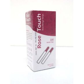 Rose Bengal Strips Pack of 100.