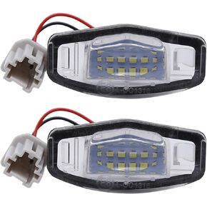 2PCS LED License Plate Light Replacement for Honda Accord Civic Acura TSX TL