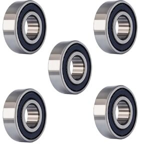 20 PCS R8-2RS 1/2 inch Bore Double Rubber Sealed Roller Ball Bearing 1/2 x1-1/8 x5/16 Inch ABEC3 Precision Small Ball Bearing for Electric Motor, Wheels, Home Appliances, Garden Machinery
