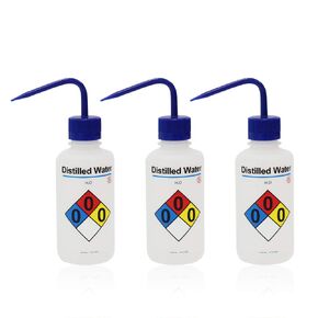 Isopropanol Narrow Mouth Wash Bottles, 3pcs of Vol.500ml, LDPE Material, WBI500-003