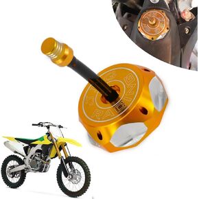 Dirt Bike Gas Cap,Motorcycle Gas Fuel Tank Cap with Breather Valve Universal CNC for CRF CR XR 50cc - 150cc RM KX KLX TTR SSR Apollo TAO TAO SDG Dirt Pit Bike Red