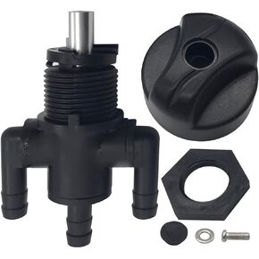 3-Way Fuel Shut off Valve Petcock For Polaris Xplorer 300 400 400L 4X4 Magnum 500 & Knob NUT