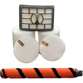 2+1 Filter Kit + Soft BrushRoll Compatible with Shark Rotator Pro Upright Vacuum with Lift-Away, DuoClean & Self-Cleaning Brushroll ZU780 ZU782 ZU785. Replaces XFF500 XHF500 1395FC831