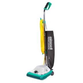 Bissell BigGreen Commercial BG101H ProBag Comfort Grip Handle Upright Vacuum with Magnet, 870W, 12" Vacuum Width