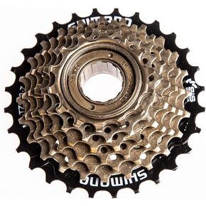ZUKKA Bike Freewheel 6-Speed MF-TZ30,14-34 Teeth /7 -Speed MF-TZ500,14-28 Teeth Multiple Freewheel Threaded Hub Type Bike Accessories