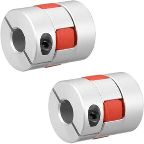 uxcell 2pcs Shaft Coupling 11mm to 11mm Bore L35xD30 Flexible Coupler Joint for Servo Stepped Motor