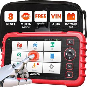 LAUNCH Obd2 Scanner، أحدث أداة مسح ضوئي CRP129X Elite لعام 2024، 8 إعادة ضبط TPMS/زيت/EPB/SAS/BMS/إعادة ضبط الخانق، ترميز الحاقن، تحديث واي فاي مجاني مدى الحياة، ABS/SRS/TCM/ماسح ضوئي للسيارة، VIN تلقائي، بطارية امتحان