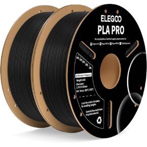 ELEGOO PLA+ Filament 1.75mm White 1KG, High Toughness PLA Plus 3D Printer Filament Dimensional Accuracy +/- 0.02mm, 1kg Spool(2.2lbs) for Most FDM 3D Printers