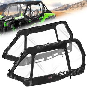 StarknightMT Upgraded Soft Upper Doors Compatible with 2024 2023 2022 2021 2020 Kawasaki Teryx KRX 1000,Soft Cab Doors Top Enclosure-Replace 99994-1298 Accessories
