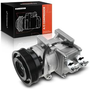 A-Premium Air Conditioner A/C Compressor with Clutch Compatible with Ford Fiesta 1.6L 2011-2013