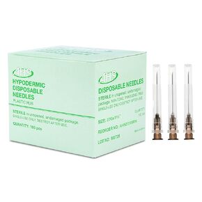 Sterile Disposable Injection Needle with Cap for Animal, Pet, Poultry and Industrial Dispensing Needle Accessories (22G X 3/4)