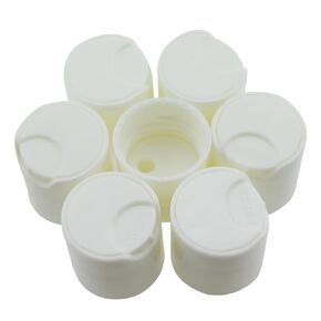 20PCS Replacement Cap Cosmetic Bottle Pressure Lotion Bottle Cap Plastic Pressure Cap 27x27MM White Cap Suitable for Condiment and Cleaning and Beauty Product