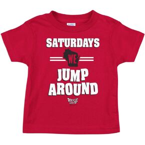 Saturdays Toddler Tee for Wisconsin College Fans (2T-7T)