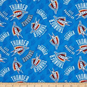 شعارات NBA Oklahoma City Thunder Tossed متعددة، قماش من The Yard