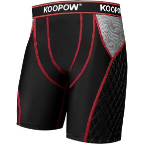 Boys' Sliding Shorts Youth Padded Slider Shorts Sliding Pads with Cup Pocket for Baseball, Football, Lacrosse, Hockey