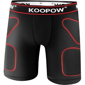 Youth Sliding Shorts Boys Padded Slider Shorts Sliding Pads with Cup Pocket for Baseball, Football, Hockey, Lacrosse