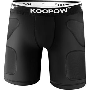 Youth Sliding Shorts Boys Padded Slider Shorts Sliding Pads with Cup Pocket for Baseball, Football, Hockey, Lacrosse in Kuwait