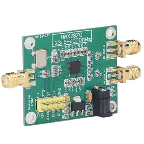 RF Source Module, USB 5V Power Supply MAX2870 Board Point and Sweep Frequency 23.5-6000Mhz Source Module for Communications, Radio Infrastructure