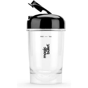 magic bullet Mini Juicer 16oz Juice Cup with To Go Lid