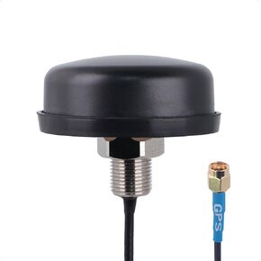 Proxicast Active/Passive SMA GPS Antenna - Through Hole Mount - 6 ft Coax | Panel Mount GPS Antenna SMA Male Connector (Right Angle) Low-Loss - 28 dB LNA - Waterproof IP67 Outdoor Rated - ANT-190-020 in Saudi Arabia