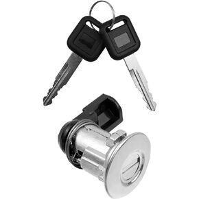 Fuel Filler Lid Lock Cylinder Fits for Toyota Tundra 2000-2003 Toyota Tacoma 1995-2004 Replace 69058-35140 69058-26030 69058-34020 Cylinder and Key Set