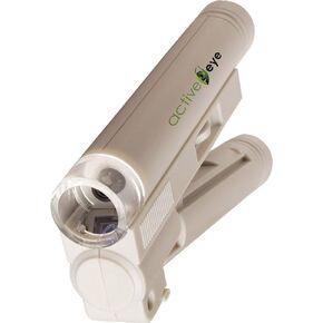 Hydrofarm Active Eye AEM100، مجهر تكبير 100x، طول 4-1/2 بوصة وعرض 7-1/4 بوصة