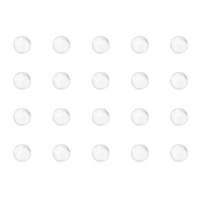 uxcell 2.5mm Solid Round Clear Glass Ball Boiling Stones Soda Lime Glass Beads 1000pcs
