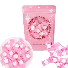 100 Pieces Compressed Towels,Portable Travel Coin Tissue Towel,Disposable Face Compressed Towel,Camping Towel,Expandable Compressed Towel for Travel,Camping,Hiking,Sport,Beauty Salon,Home Hand Wipes