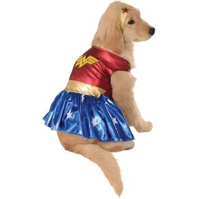 DC Comics Pet Costume, Medium, Wonder Woman, Blue