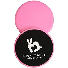 Mighty Buns - Core Sliders, Exercise Sliders for Improved Stability, Dual-Sided Workout Sliders Disc, Compact Sliders for Working Out With Mesh Bag, Mint, Set of 2