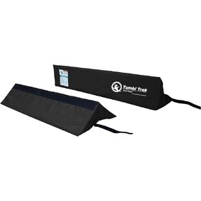 Tumbl Trak Air Barrel Cradles (Cradles Only) - Use w/All Inflatable Gymnastic and Cheer Air Rollers, Black