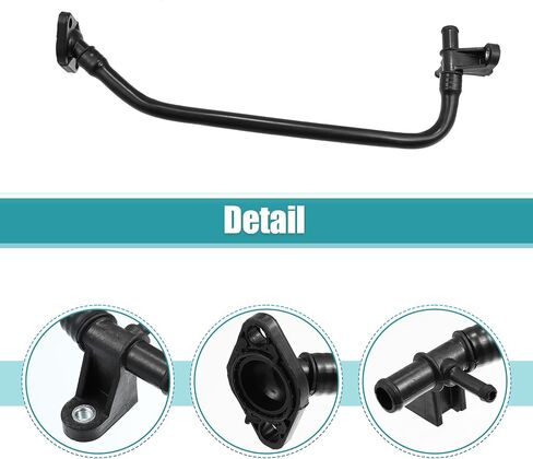 X AUTOHAUX Coolant Water Bypass Pipe for Toyota 4Runner 2010-2011 for Toyota Tacoma 2005-2011 Radiator Water Outlet Hose Replaces 16268-75091 16268-75090 16268-75110 16268-75111 in Saudi Arabia