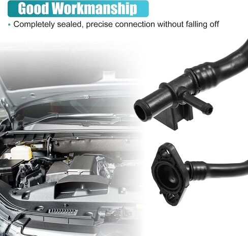 X AUTOHAUX Coolant Water Bypass Pipe for Toyota 4Runner 2010-2011 for Toyota Tacoma 2005-2011 Radiator Water Outlet Hose Replaces 16268-75091 16268-75090 16268-75110 16268-75111 in Saudi Arabia
