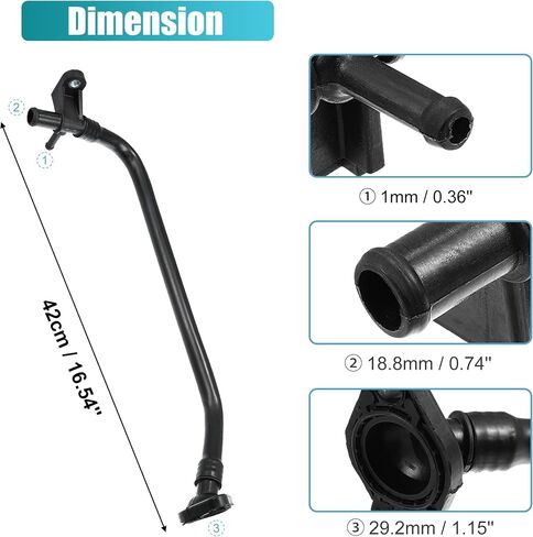 X AUTOHAUX Coolant Water Bypass Pipe for Toyota 4Runner 2010-2011 for Toyota Tacoma 2005-2011 Radiator Water Outlet Hose Replaces 16268-75091 16268-75090 16268-75110 16268-75111 in Saudi Arabia